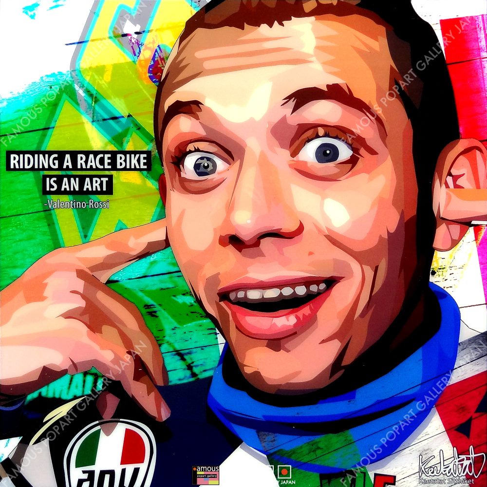 Valentino Rossi 46 / バレンティーノロッシ [ポップアート